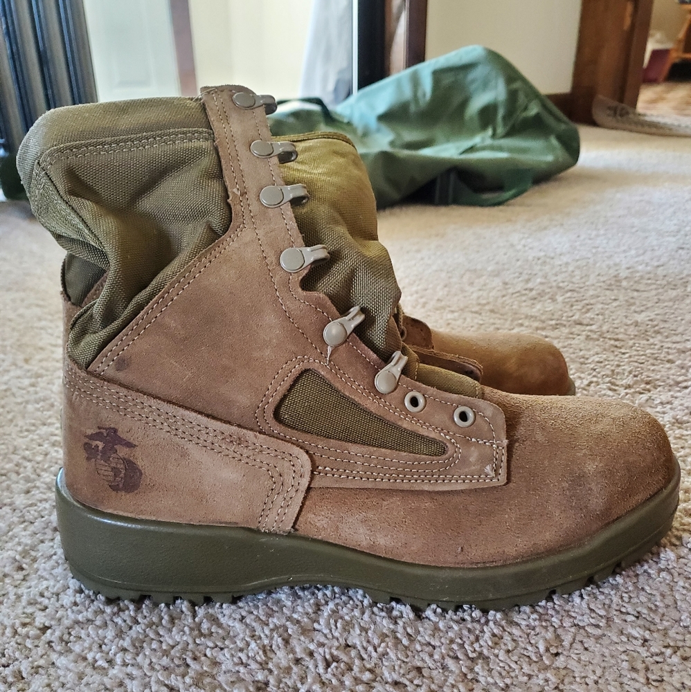 US Marine Corps steel toe boots